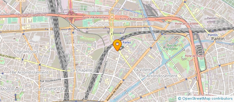 localisation de l'entreprise COPR 104 RUE DE L OURCQ 75019 PARIS  PARIS