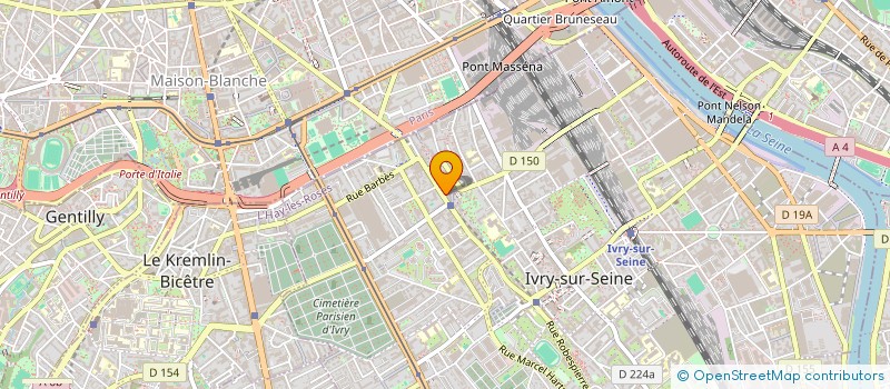 localisation de l'entreprise COPR 105B RUE MAURICE THOREZ 94200 IVRY SUR SEINE à IVRY-SUR-SEINE