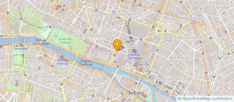 localisation de l'entreprise COPR 106 RUE SAINT HONORE 75001 PARIS  PARIS