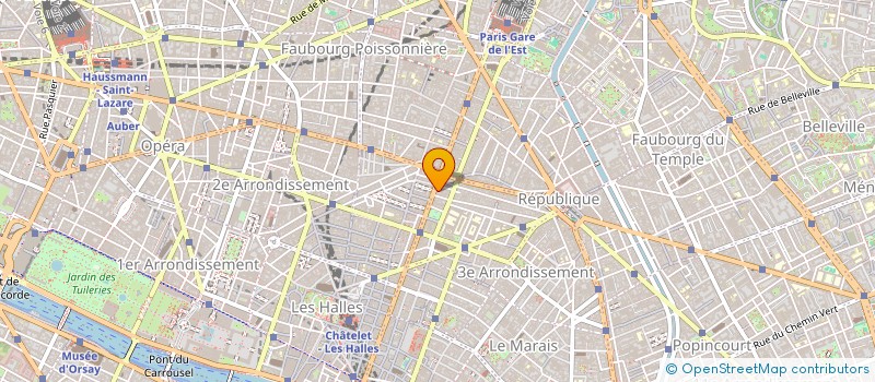 localisation de l'entreprise COPR 108 BD DE SEBASTOPOL  PARIS