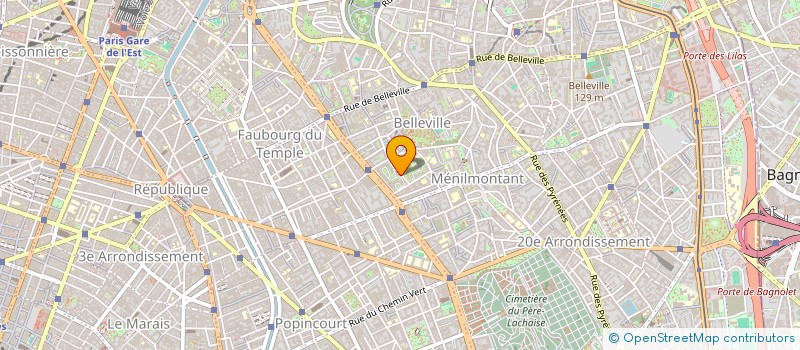 localisation de l'entreprise COPR 11 13 RUE DU PRESSOIR 75020 PARIS  PARIS