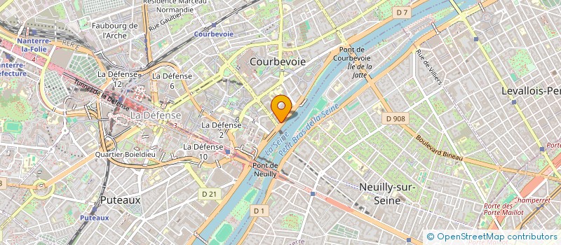 localisation de l'entreprise COPR 11 15 QUAI DOUMER 92 COURBEVOIE à COURBEVOIE