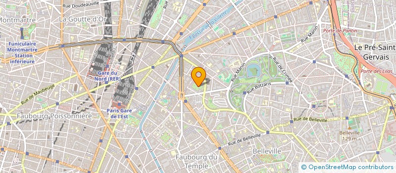 localisation de l'entreprise COPR 11 ALL ANNE DE BEAUJEU ILOT 14 75019 PARIS  PARIS