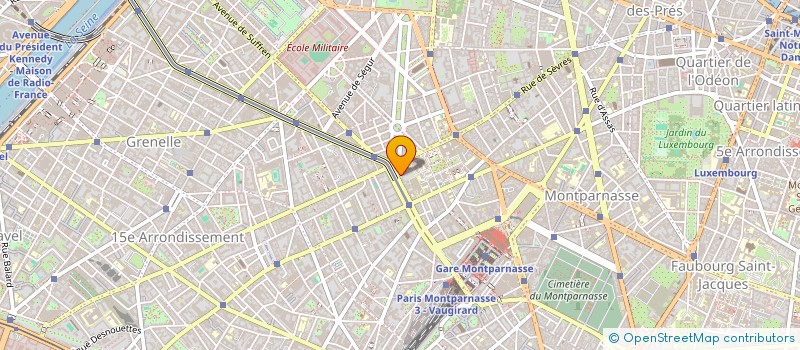 localisation de l'entreprise COPR 11 BD PASTEUR 75015  PARIS