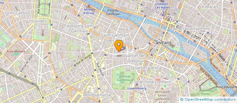 localisation de l'entreprise COPR 11 R GUISARDE 75006 PARIS  PARIS