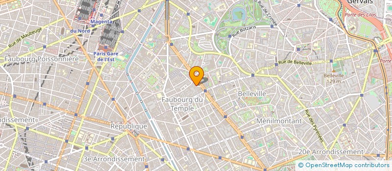 localisation de l'entreprise COPR 11 RUE CIVIALE 75 PARIS  PARIS