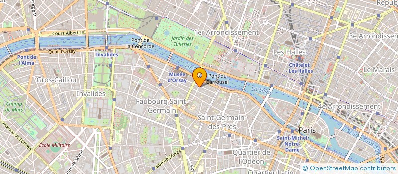 localisation de l'entreprise COPR 11 RUE DE BEAUNE 75007 PARIS  PARIS