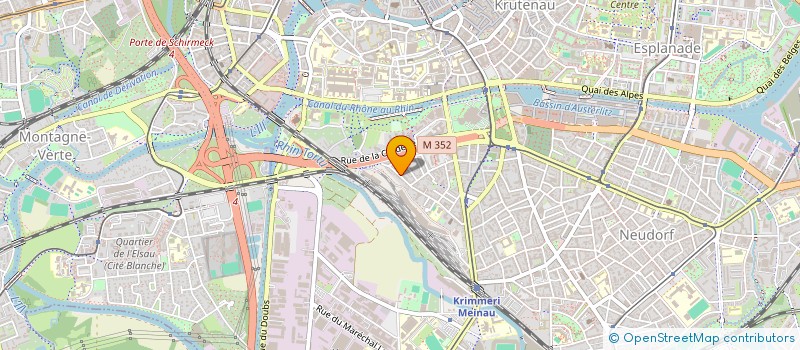 localisation de l'entreprise COPR 11 RUE DE SAINT-DIE  STRASBOURG