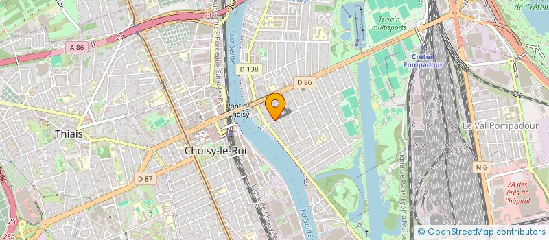 localisation de l'entreprise COPR 11 RUE DES FUSILLES 94 CHOISY LE ROI à CHOISY-LE-ROI