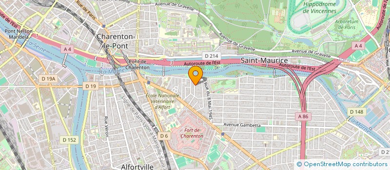 localisation de l'entreprise COPR 11 RUE EDMOND NOCARD à MAISONS-ALFORT