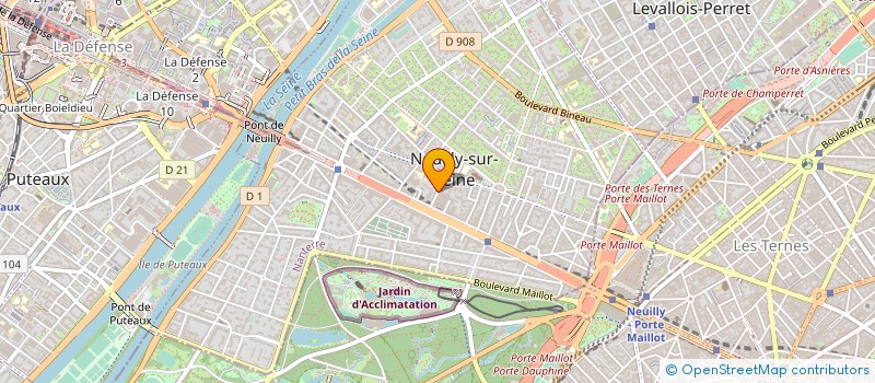 localisation de l'entreprise COPR 11 RUE HOTEL DE VILLE 92200 NEUILLY SUR SEINE à NEUILLY-SUR-SEINE