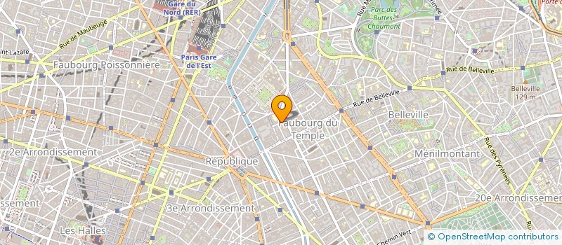 localisation de l'entreprise COPR 11 RUE JACQUES LOUVEL TESSIER 75 PARIS  PARIS