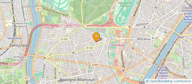 localisation de l'entreprise COPR 11 RUE MAX BLONDAT 92100 BOULOGNE BILLANCOURT à BOULOGNE-BILLANCOURT