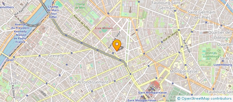 localisation de l'entreprise COPR 11 RUE PERIGNON 75015 PARIS  PARIS