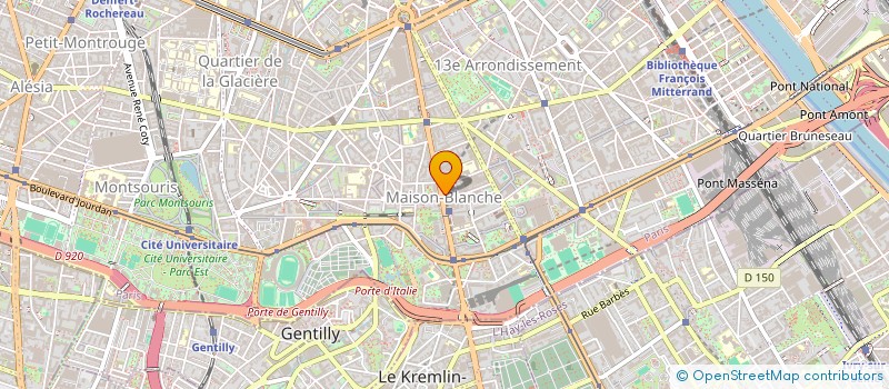 localisation de l'entreprise COPR 111 AV D ITALIE 75013 PARIS  PARIS