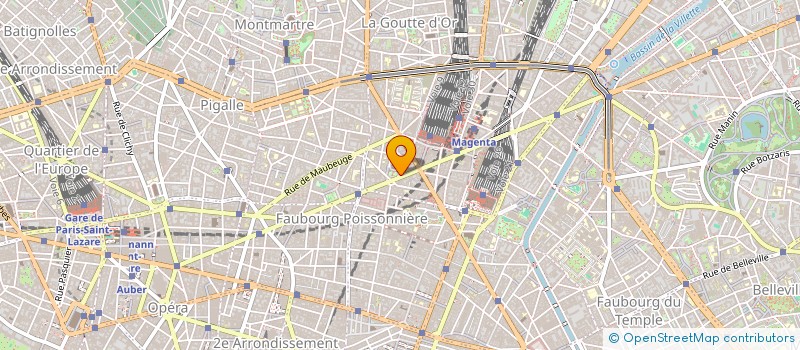 localisation de l'entreprise COPR 111 RUE LA FAYETTE 75010 PARIS  PARIS