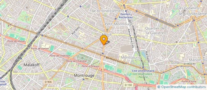 localisation de l'entreprise COPR 114 AV DU GAL LECLERC 75014 PARIS  PARIS