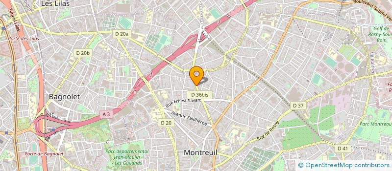 localisation de l'entreprise COPR 116 BD BARBUSSE 93 MONTREUIL à MONTREUIL