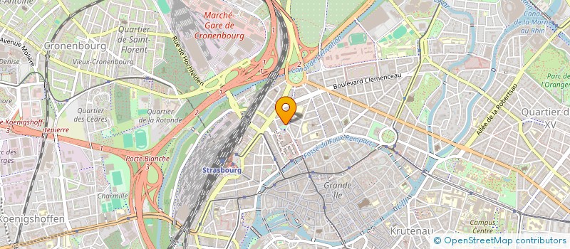 localisation de l'entreprise COPR 12 R CESAR JULIEN  STRASBOURG