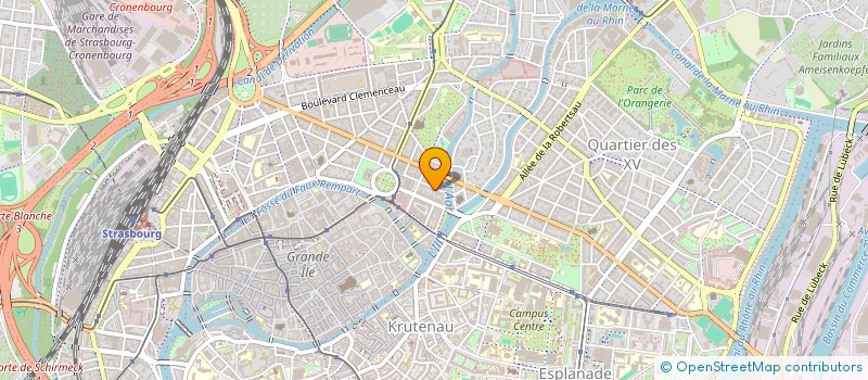 localisation de l'entreprise COPR 12 R MAL JOFFRE à STRASBOURG