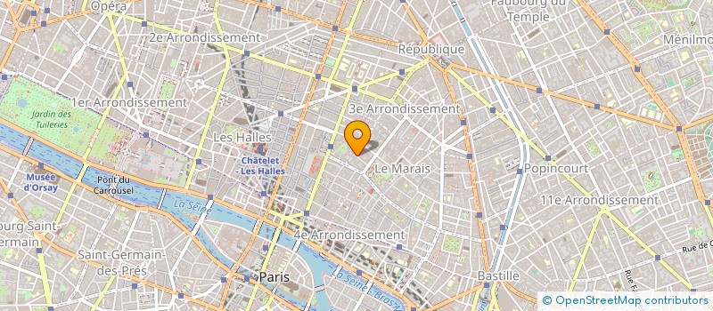 localisation de l'entreprise COPR 12 RUE BRAQUE 75003 PA  PARIS