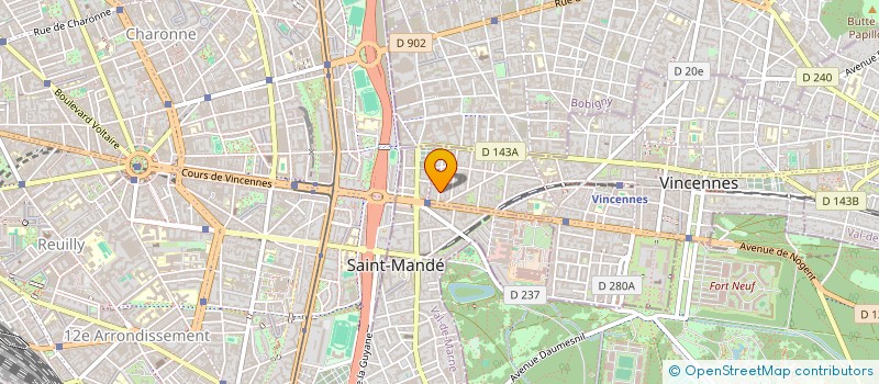 localisation de l'entreprise COPR 12 RUE CELINE ROBERT 94300 VINCENNES à VINCENNES