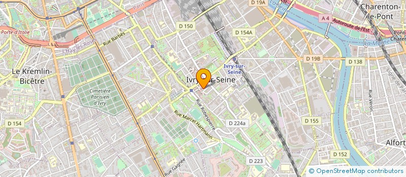 localisation de l'entreprise COPR 12 RUE CLEMENT 94 IVRY à IVRY-SUR-SEINE