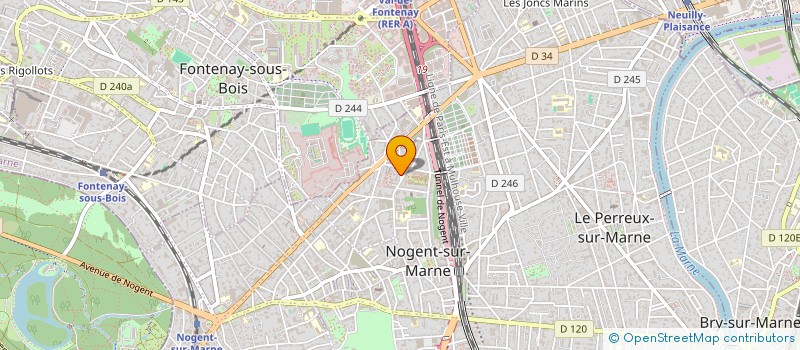 localisation de l'entreprise COPR 12 RUE DU MARECHAL FAYOLLE 94130 NOGENT SUR MARNE à NOGENT-SUR-MARNE