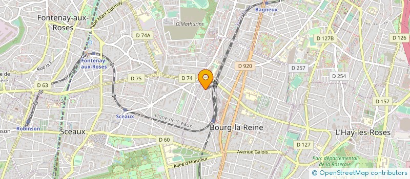 localisation de l'entreprise COPR 12 RUE G LAFENESTRE 92340 BOURG LA REINE à BOURG-LA-REINE