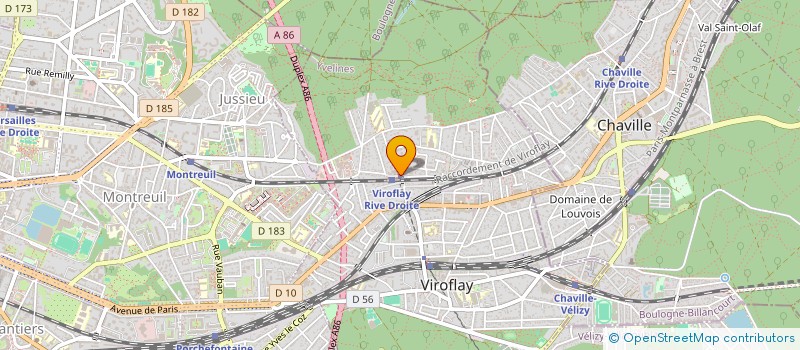 localisation de l'entreprise COPR 12 RUE GABRIEL PERI 78220 VIROFLAY  VIROFLAY