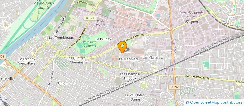 localisation de l'entreprise COPR 12 RUE GUSTAVE FLAUBERT 78500 SARTROUVILLE  SARTROUVILLE