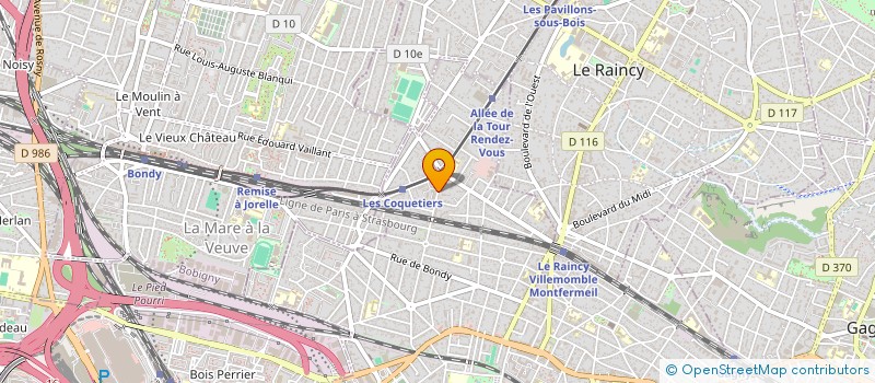 localisation de l'entreprise COPR 12 RUE LEO DESJARDINS 93250 VILLEMOMBLE  VILLEMOMBLE