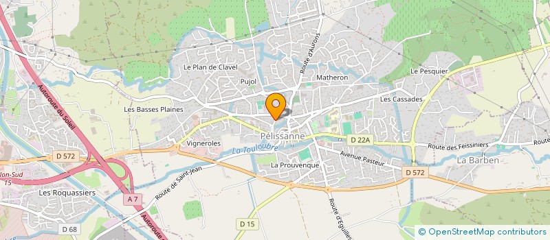 localisation de l'entreprise COPR 12 RUE LOUIS BLANC  PELISSANNE