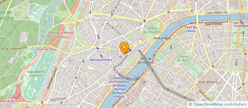 localisation de l'entreprise COPR 12 RUE LYAUTEY  PARIS