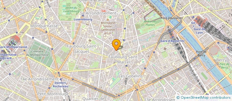 localisation de l'entreprise COPR 12 RUE PASCAL 75005  PARIS