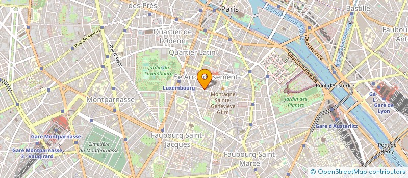 localisation de l'entreprise COPR 12 RUE PIERRE ET MARIE CURIE 75005 PARIS  PARIS