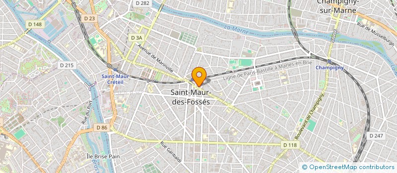 localisation de l'entreprise COPR 123 AV DE PARIS 3 AV FOCH 94100 ST MAUR à SAINT-MAUR-DES-FOSSES