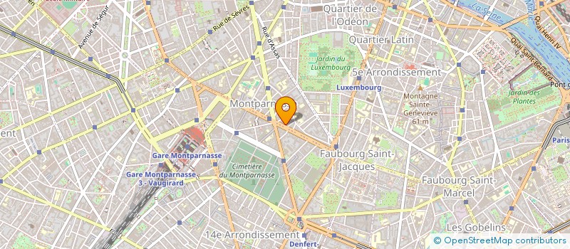 localisation de l'entreprise COPR 123 BD MONTPARNASSE 75006 PARIS  PARIS