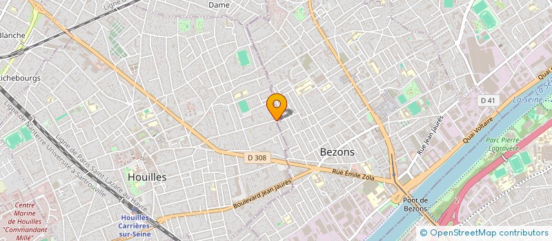 localisation de l'entreprise COPR 127 RUE FAIDHERBE RESIDENCE HAUT DES CHENES 78800 HOUILLES  HOUILLES