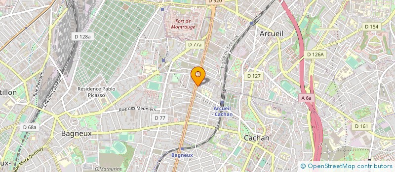 localisation de l'entreprise COPR 13 21 AV ARISTIDE BRIAND 94230 CACHAN à CACHAN