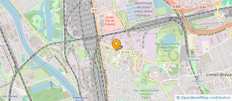 localisation de l'entreprise COPR 13 45 AV WINSTON CHURCHILL 94190 VILLENEUVE ST GEORGESO  VILLENEUVE-SAINT-GEORGES