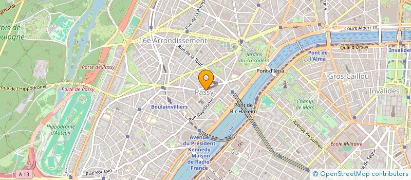 localisation de l'entreprise COPR 13 RUE CHERNOVIZ 75016 PARIS  PARIS