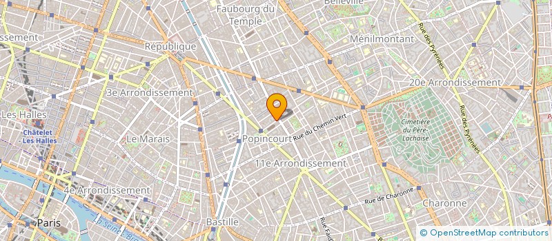 localisation de l'entreprise COPR 13 RUE SAINT AMBROISE 75011 PARIS  PARIS