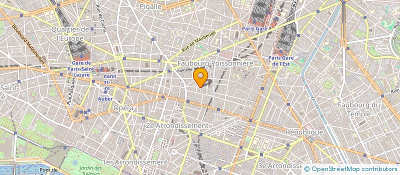 localisation de l'entreprise COPR 13 RUE SAINTE CECILE 75009 PARIS  PARIS