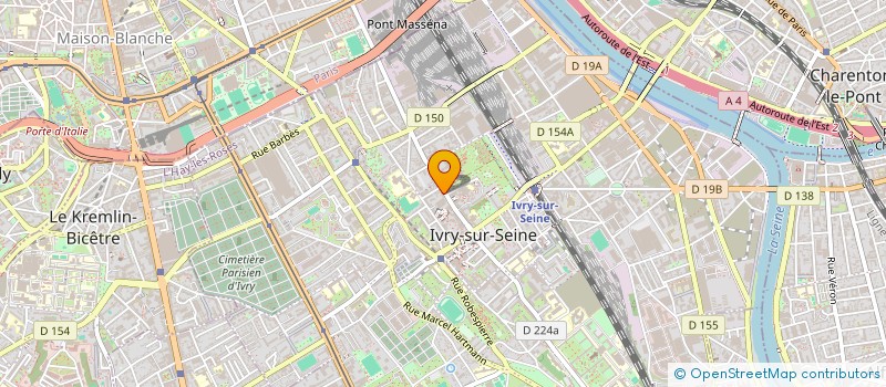 localisation de l'entreprise COPR 132 AV DANIELLE CASANOVA 94200 IVRY SUR SEINE à IVRY-SUR-SEINE