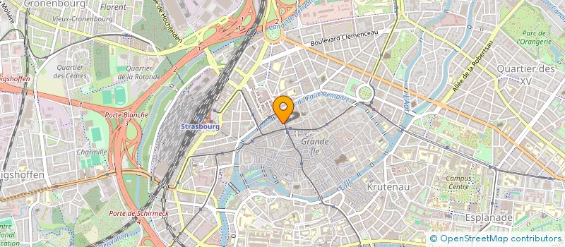 localisation de l'entreprise COPR 135 R OBERHAUSBERGEN  STRASBOURG