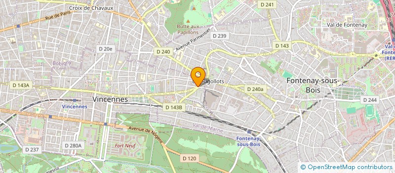 localisation de l'entreprise COPR 135 RUE DEFRANCE 94300 VINCENNES à VINCENNES