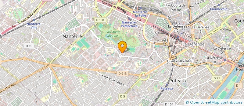 localisation de l'entreprise COPR 136 RUE DE COLOMBES 92000 NANTERRE  NANTERRE