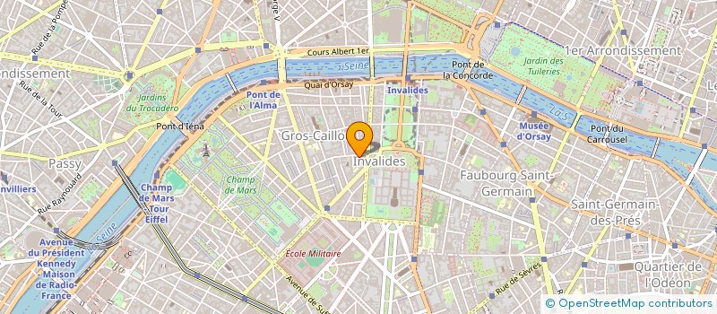 localisation de l'entreprise COPR 137 RUE DE GRENELLE 75007 PARIS  PARIS