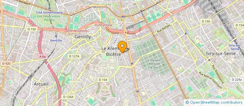 localisation de l'entreprise COPR 14-16 RUE DANTON 94270 LE KREMLIN BICETRE  LE KREMLIN-BICETRE